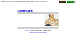 Desktop Screenshot of matthew.com